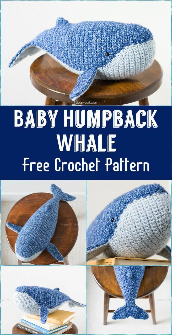 Baby Humpback Whale Free Crochet Pattern